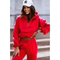 Trening dama bumbac vatuit buzunar 3549-23