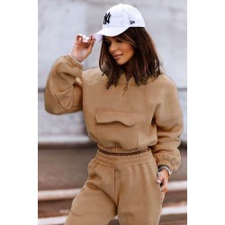 Trening dama bumbac vatuit buzunar 3549-23