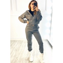 Trening dama bumbac vatuit cu broderie BGI 3171