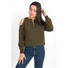 Bluza dama bumbac umeri goi 1441