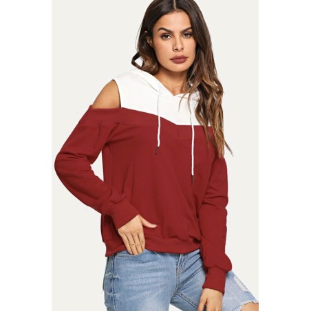 Bluza dama bumbac umeri goi 1444-23