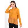Bluza dama bumbac volan tull 1443