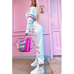 Trening dama bumbac cu dungi 3455-23