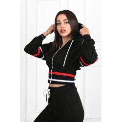 Trening dama bumbac cu dungi 3455-23