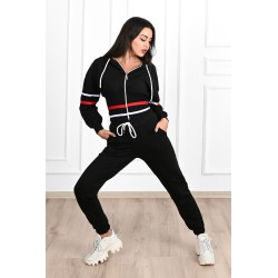 Trening dama bumbac cu dungi 3455-23