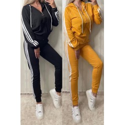 Trening dama bumbac cu 3 dungi 3047-22