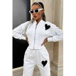 Trening dama bumbac vatuit Heart 3449-23