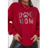 Bluza dama bumbac Dog Mom 1001-22-19