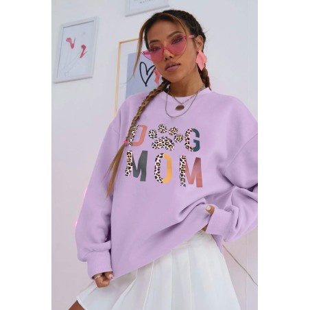 Bluza dama bumbac Dog Mom 1001-22-19