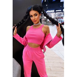 Trening dama bumbac - 3 piese 3674