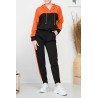Trening dama bumbac contrastant 3655