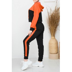 Trening dama bumbac contrastant 3655