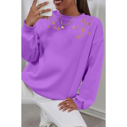 Bluza dama bumbac Flori 1321-22-1