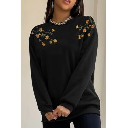 Bluza dama bumbac Flori 1321-22-1