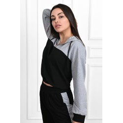 Trening dama bumbac contrastant 3655