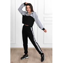 Trening dama bumbac contrastant 3655