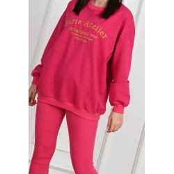 Trening dama bumbac cu bluza oversize Paris Atelier 3668