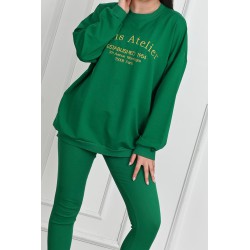 Trening dama bumbac cu bluza oversize Paris Atelier 3668