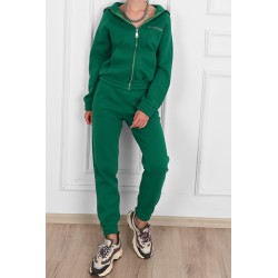 Trening dama bumbac vatuit cu broderie BGI 3171