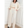 Compleu dama cu pantalon evazat  3 piese 3690
