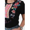 Tricou dama bumbac Floral 1423