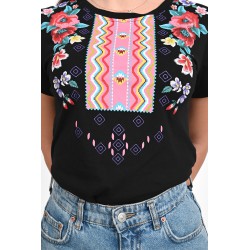 Tricou dama bumbac Floral 1423