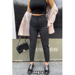 Pantalon dama office cu pense 6111/6110