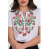 Tricou dama bumbac Floral cu anchior 1424