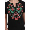 Tricou dama bumbac Floral cu anchior 1424