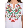 Tricou dama bumbac Floral cu anchior 1424