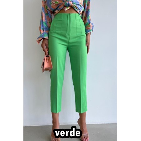 Pantalon dama office cu pense 6111/6110