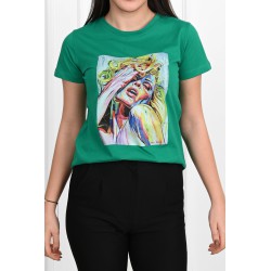 Tricou dama bumbac Painting 1464