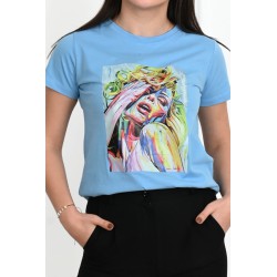 Tricou dama bumbac Painting 1464
