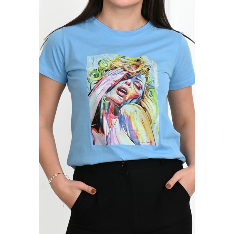 Tricou dama bumbac Painting 1464