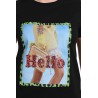 Tricou dama bumbac Hello 1484