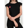 Tricou dama bumbac Inima 1498