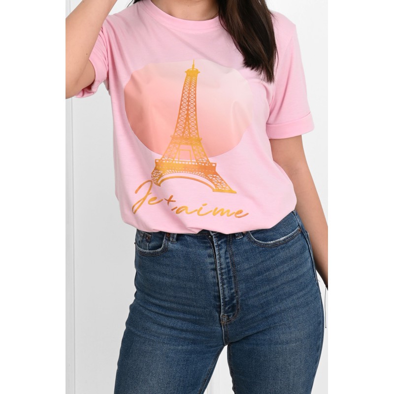 Tricou dama bumbac Eiffel 1491