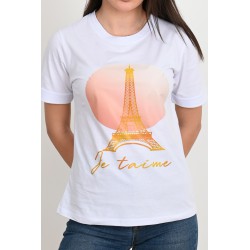 Tricou dama bumbac Eiffel 1491