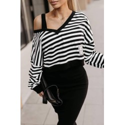 Compleu dama 2 piese cu dungi 3711