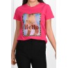 Tricou dama bumbac Hello 1484