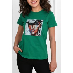 Tricou dama bumbac Portrait 1485