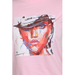 Tricou dama bumbac Portrait 1485