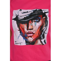 Tricou dama bumbac Portrait 1485