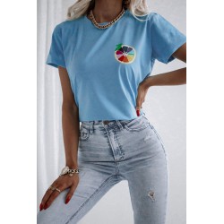 Tricou dama bumbac Lemon 1516