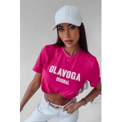 Tricou dama bumbac perforatii 1528-23