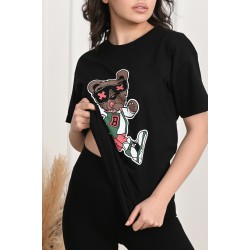 Tricou dama bumbac Party Bear 1196