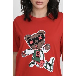 Tricou dama bumbac Party Bear 1196