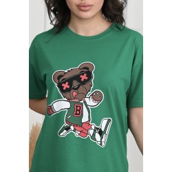Tricou dama bumbac Party Bear 1196