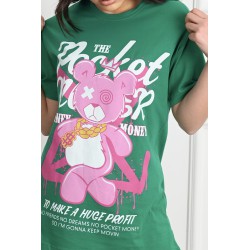 Tricou dama bumbac PinkBear 1184