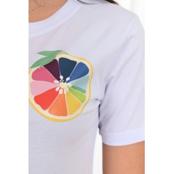 Tricou dama bumbac Lemon 1516